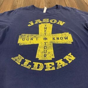 Tultex Jason Aldean “They Don’t Know Tour” Concert T-shirt
